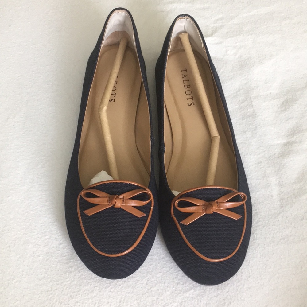 NWT Indigo Blue Talbots Flats